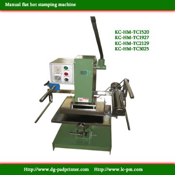 Flat Hot Stamping Machine